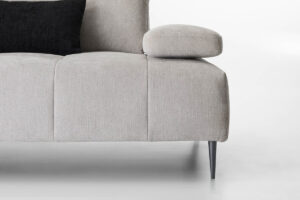 Set piedini “Slim” H 15 cm in metallo nero