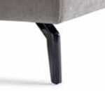 Set piedini ” President” H 16 cm Nero