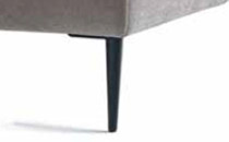 Set piedini “Slim“ H 17 cm Nero